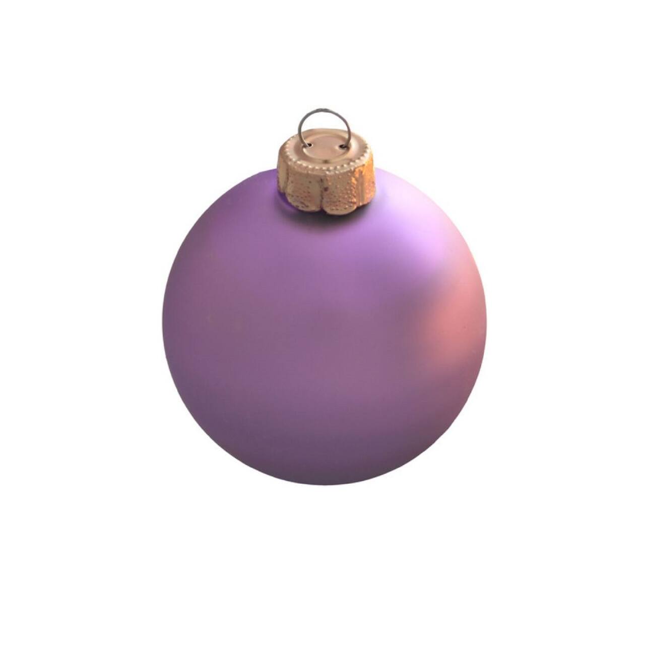 Whitehurst 4 Pack 4.75" Matte Ball Glass Ornaments